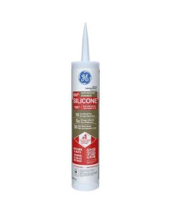 GE Advanced 299-ml Clear Silicone Sealant for Kitchen and Bathroom