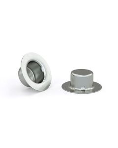 Hubcap nut in stamped steel - Zinc 3/16" (4)