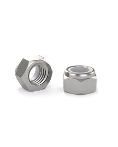 Écrou de blocage hexagonal - Acier inoxydable - 5/16-18 (4)