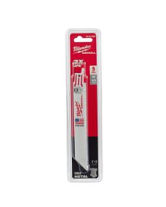 10 TPI 6" SAWZALL® Standard Metal Blades (5)