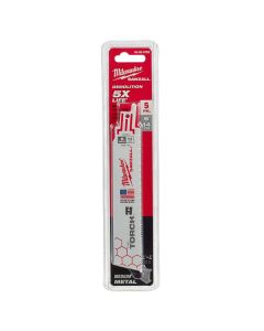 14TPI 6" SAWZALL® TORCHTM Metal Demolition Blades (5)