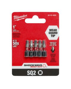 Embouts carrés no 2 de 1 po ShockwaveMC (5)