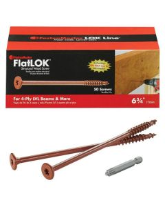 Vis FlatLok 6 3/4" (40 Pièces Par Emballage)
