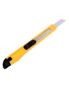 Couteau de précision polyvalent jaune, 9 mm