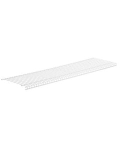 Tablette en acier enduit de vinyle ClosetMaid, 12" x 48" x 1", blanche