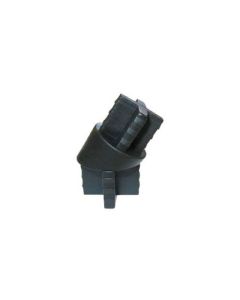 Adapteur d'angle pour rampe, plastique, noir, paquet de 10