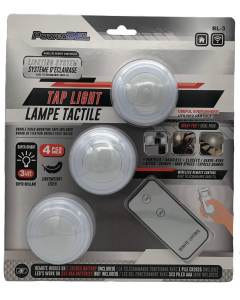 (3) LED pucklight with remote