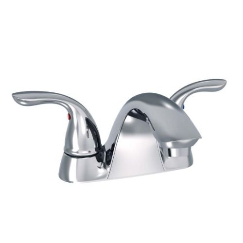 Robinet de lavabo Dyska, 2 poignées, chrome