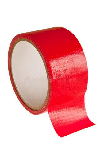 Ruban pour conduits 48 mm x 10 m, rouge