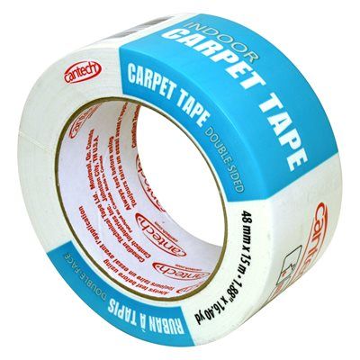 Ruban double-face à tapis 2"-48mm x 15m