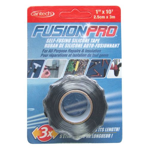 Ruban de silicone 2.5CM x 3M  Noir