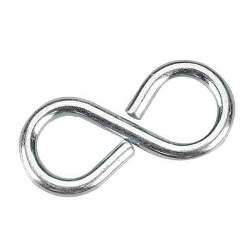 Crochet en "S" fermé, 8 mm x 1 1/8 po x 2.5 mm