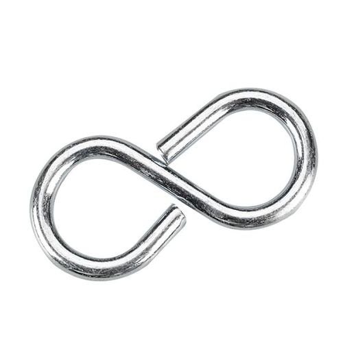 Crochet en "S" fermé, 13 mm x 1 5/8 po x 3.3 mm