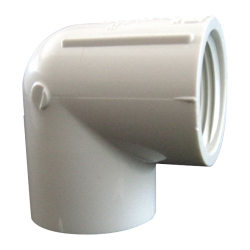 Coude fileté en PVC 2 po