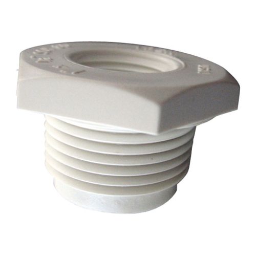 Réducteur fileté industriel en PVC, sch 40, 1 1/2"-1"