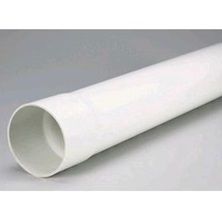 Tuyau PVC d'égout et de drainage uni 3" x 10' bout en cloche, approuvé BNQ.