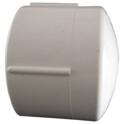 Bouchon 1-1/4" femelle, en PVC SCH40, blanc