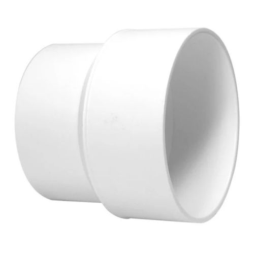 Manchon réduit avec butoir en PVC, 4" x 3" femelle