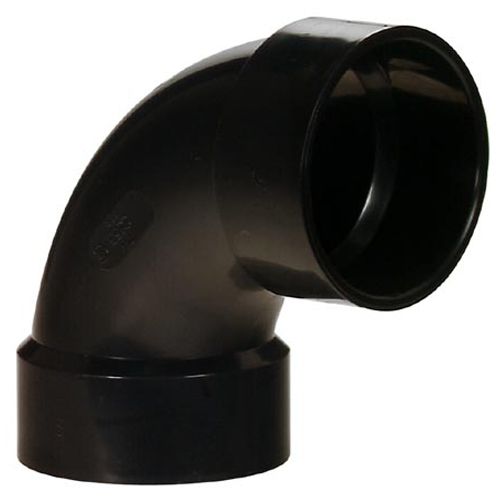 Coude 90° en ABS  3" Long Femelle