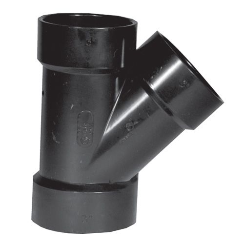 Y ABS 45° 2" x 1-1/2" x 1-1/2" Femelle