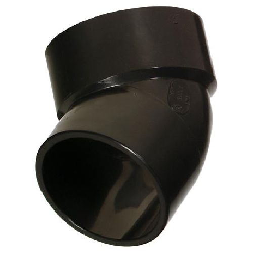 Coude 45° en ABS 3" mâle x femelle