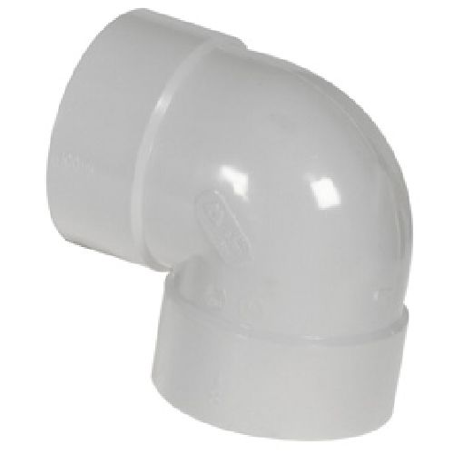 Coude PVC 90° Court 4" Femelle
