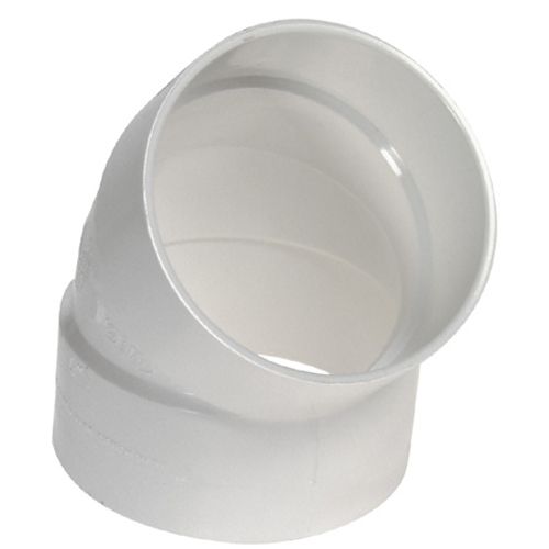 Coude 45° en PVC, 3" femelle