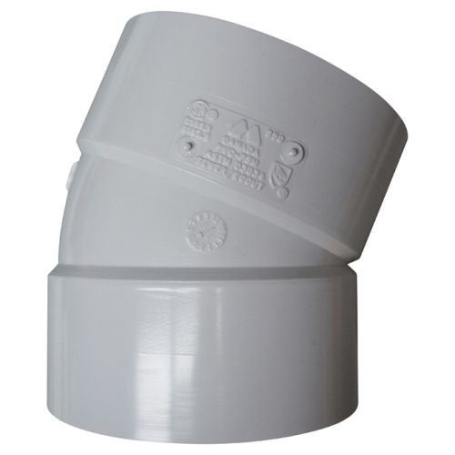 Coude PVC 22 1/2° 4" Femelle