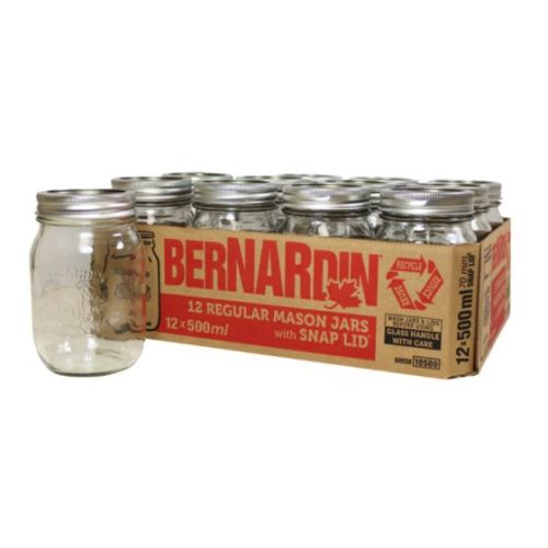 Pots à conserves «Mason» Format BT/12X500ML