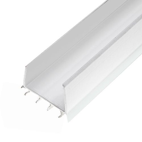 Bas de porte deny en vinyle et aluminium 36'' blanc