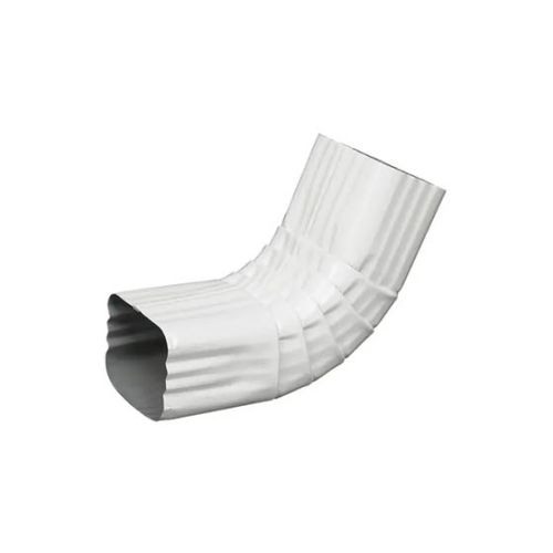 Coude avant ''a'' 75° carre / ondule en aluminium