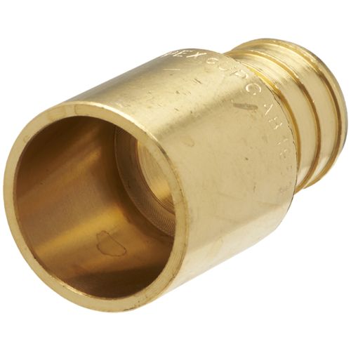 Adaptateur mâle en PEX avec cuivre, 3/4" x 1/2"