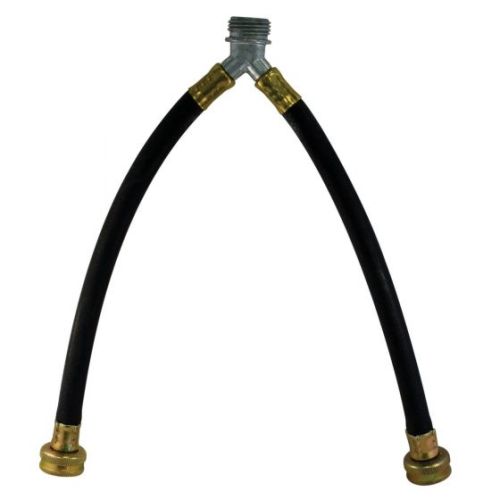 Tuyau en Y pour laveuse, caoutchouc, 3/4'', 2 fem/1 mâle