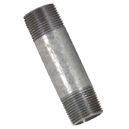 Mamelon galvanisé fileté  3/4x3 1/2"
