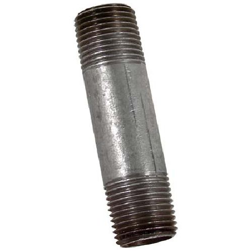 Mamelon galvanisé fileté  1/2x4"