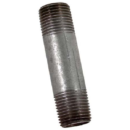 Mamelon galvanisé fileté  1/2x6"