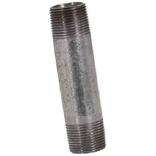 Mamelon galvanisé fileté 1X4"