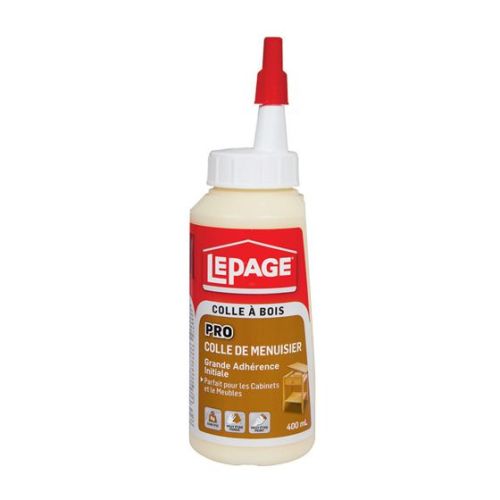 Colle de menuiserie, jaune, 400ml