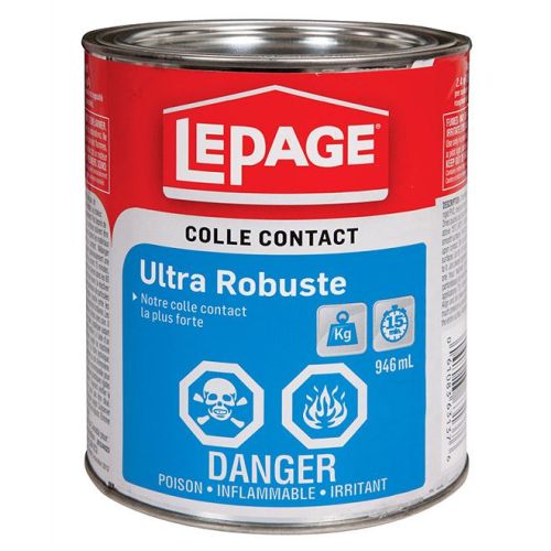 Colle contact ultra robuste LePage, 946 ml