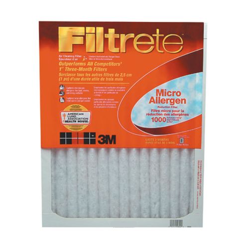 Filtrete" Air Filter - Micro Allergen - 15'' x 20'' x 1''
