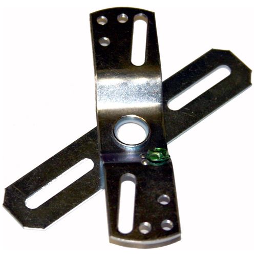 4" Double Swivel Crossbar - Silver