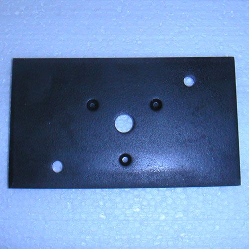 Plaque pour poteau de soutien, 3 1/2 po x 6 po