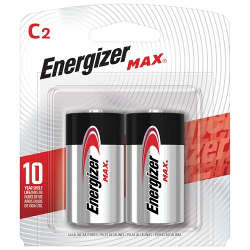 Piles alcalines C, paquet de 2