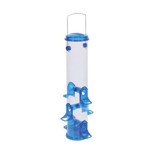 Tube Bird Feeder - More Birds - Jumbo - Blue