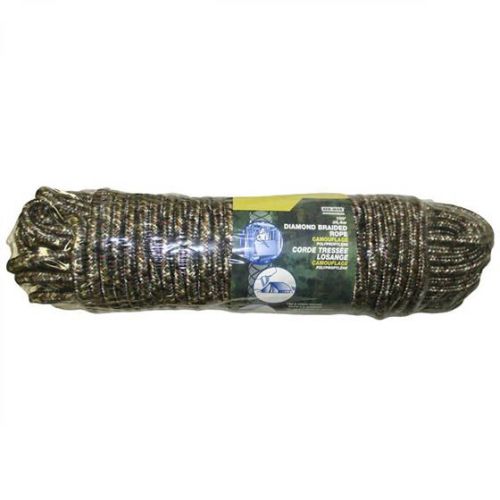Corde camouflage en polypropylène tressé, 5/32" x 100'