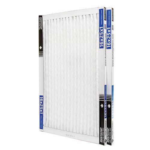 Duststop 16-in x 25-in x 1-in Premium Electrostatic Pleated Air Filter - 2/Pa
