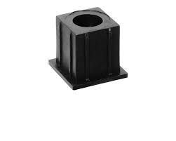 Raccords droits pour balustre carré Estate, noir, 20/pqt