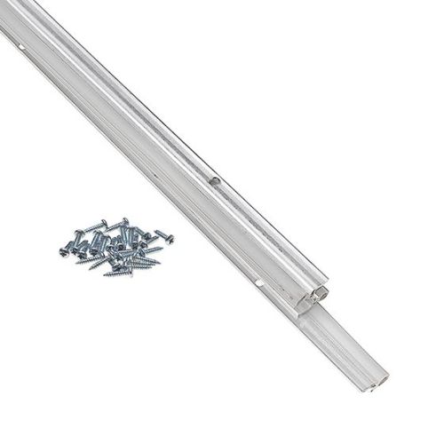 Contour de porte en aluminium avec insertion en vinyle 2x 82'' + 36'' gris