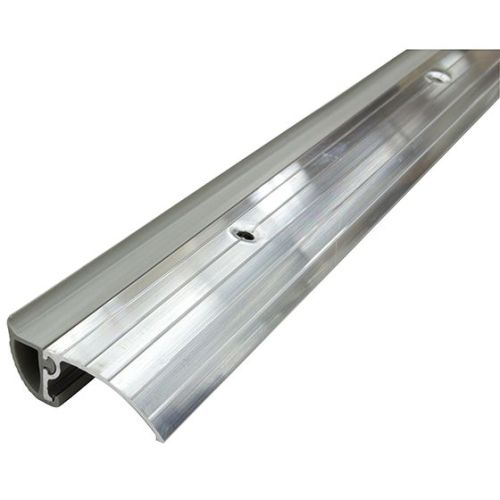 Seuil de porte butoir en aluminium avec insertion en vinyle 36'' gris