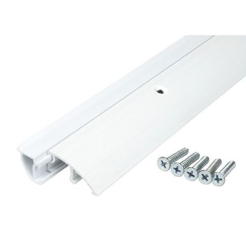 Seuil de porte butoir en vinyle avec insertion en vinyle 36'' blanc
